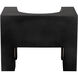 Thron Matte Black Occasional Chair