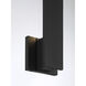 Davis LED 18 inch Black Outdoor Wall Lantern