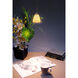 Rainbow 1 Light 4.5 inch Matte Chrome Pendant Ceiling Light in Turquoise Glass