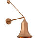 Thomas O'Brien Academy Barn Light LED 28.5 inch Soft Copper Anchored Mack Barn Light in 9.25" Soft Copper Savannah Shade