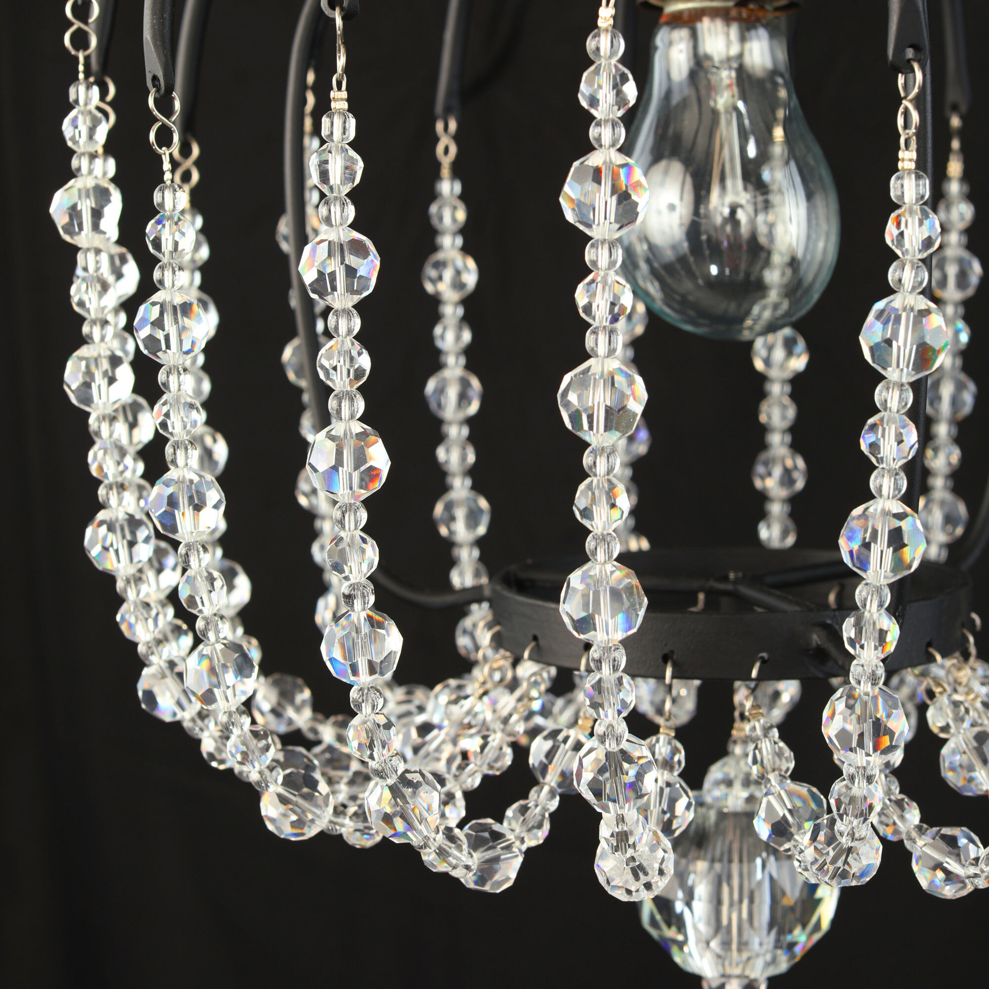 Voliere 1 Light 12.5 inch Matte Black Pendant Ceiling Light