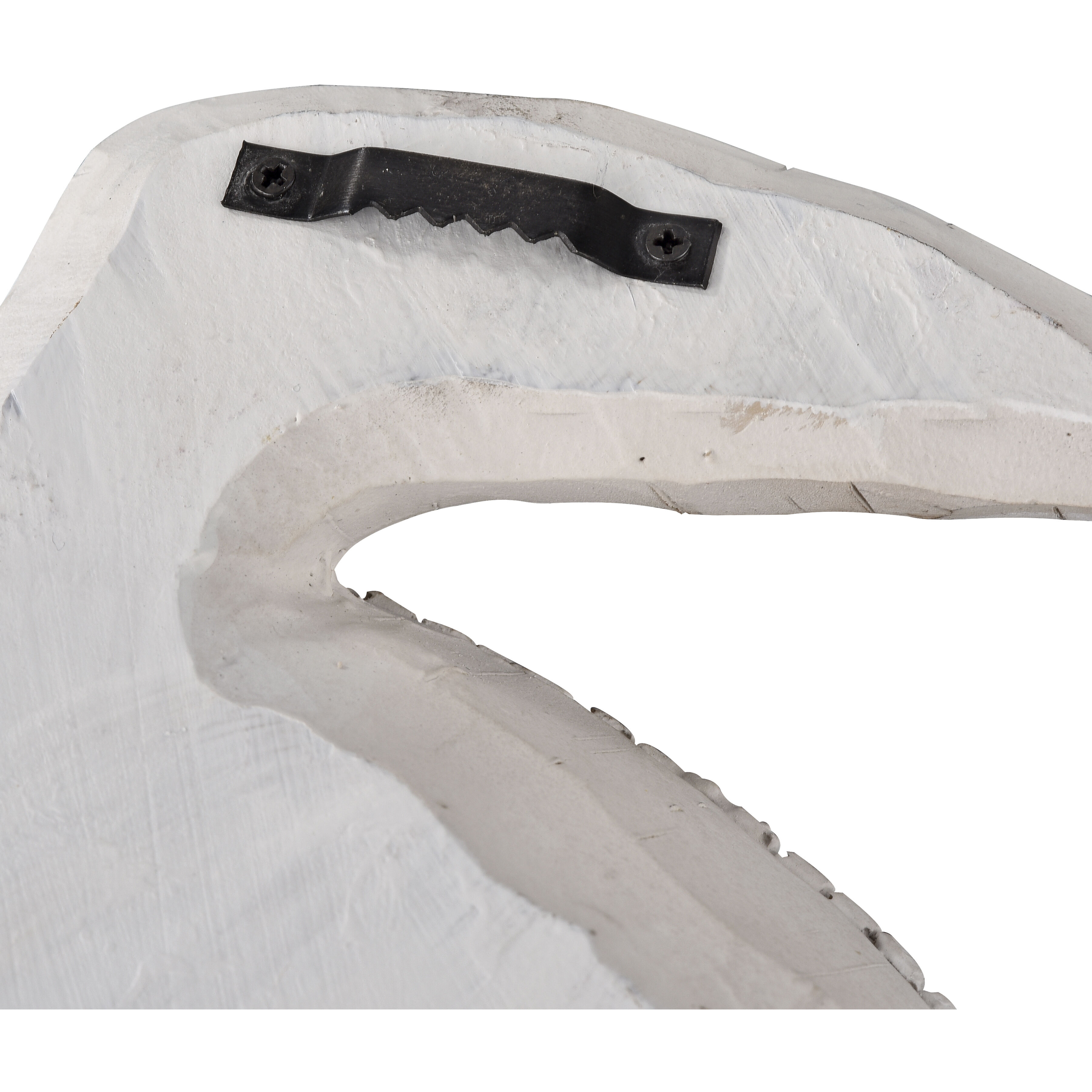 Aly Whitewash with Wood Tone Dimensional Wall Art, Turtle