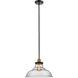 Jackson 1 Light 14 inch Rubbed Oil Bronze Pendant Ceiling Light