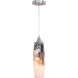 Milano LED 4.25 inch Satin Nickel Mini Pendant Ceiling Light