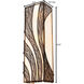 Flow 3 Light 6.5 inch Hammered Ore Wall Sconce Wall Light