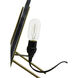 Floyd 14 inch 25 watt Antique Brass Table Lamp Portable Light
