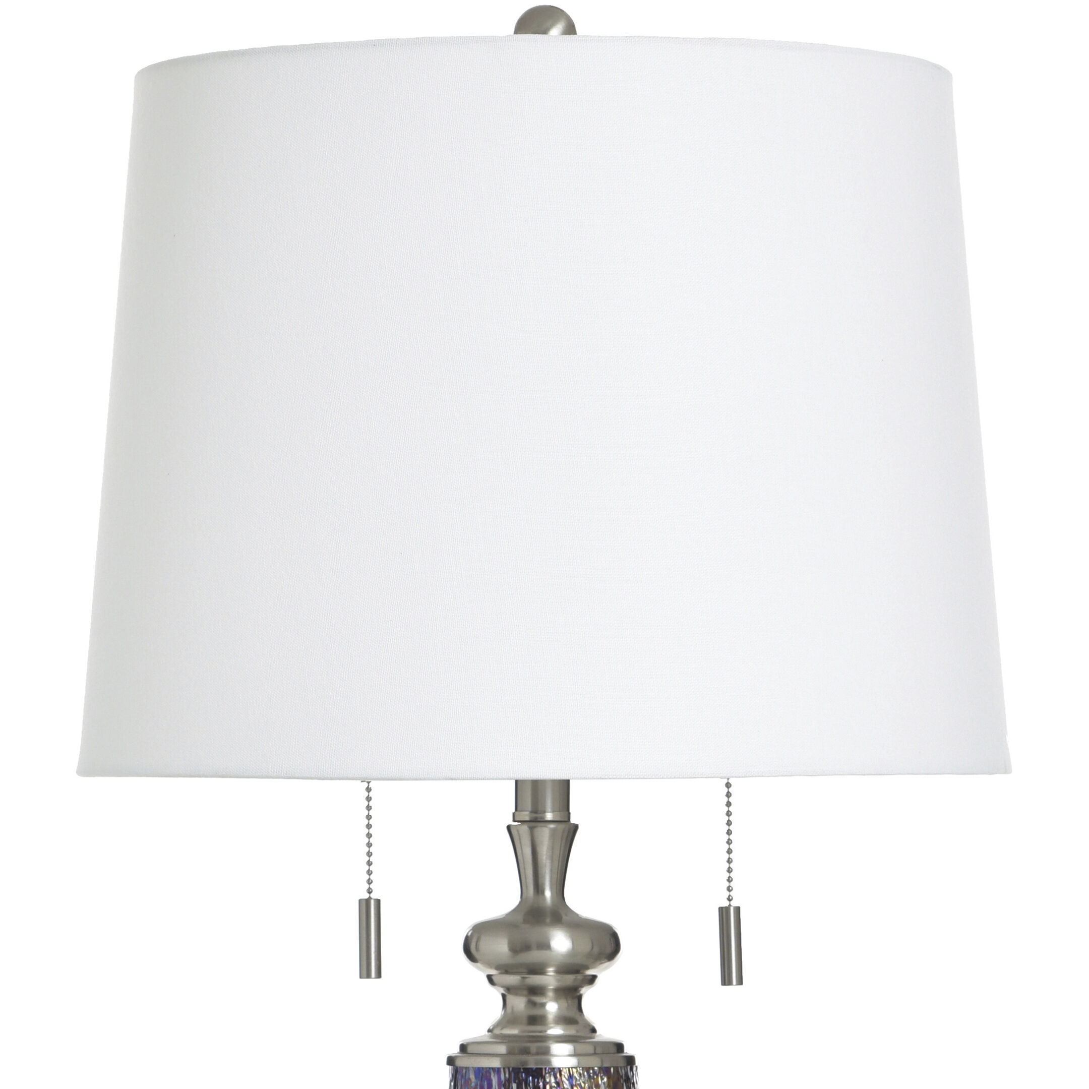 Wellen 34 inch 60 watt Wellen and White Table Lamp Portable Light