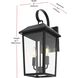 Riggs 2 Light 18 inch Black Outdoor Wall Sconce