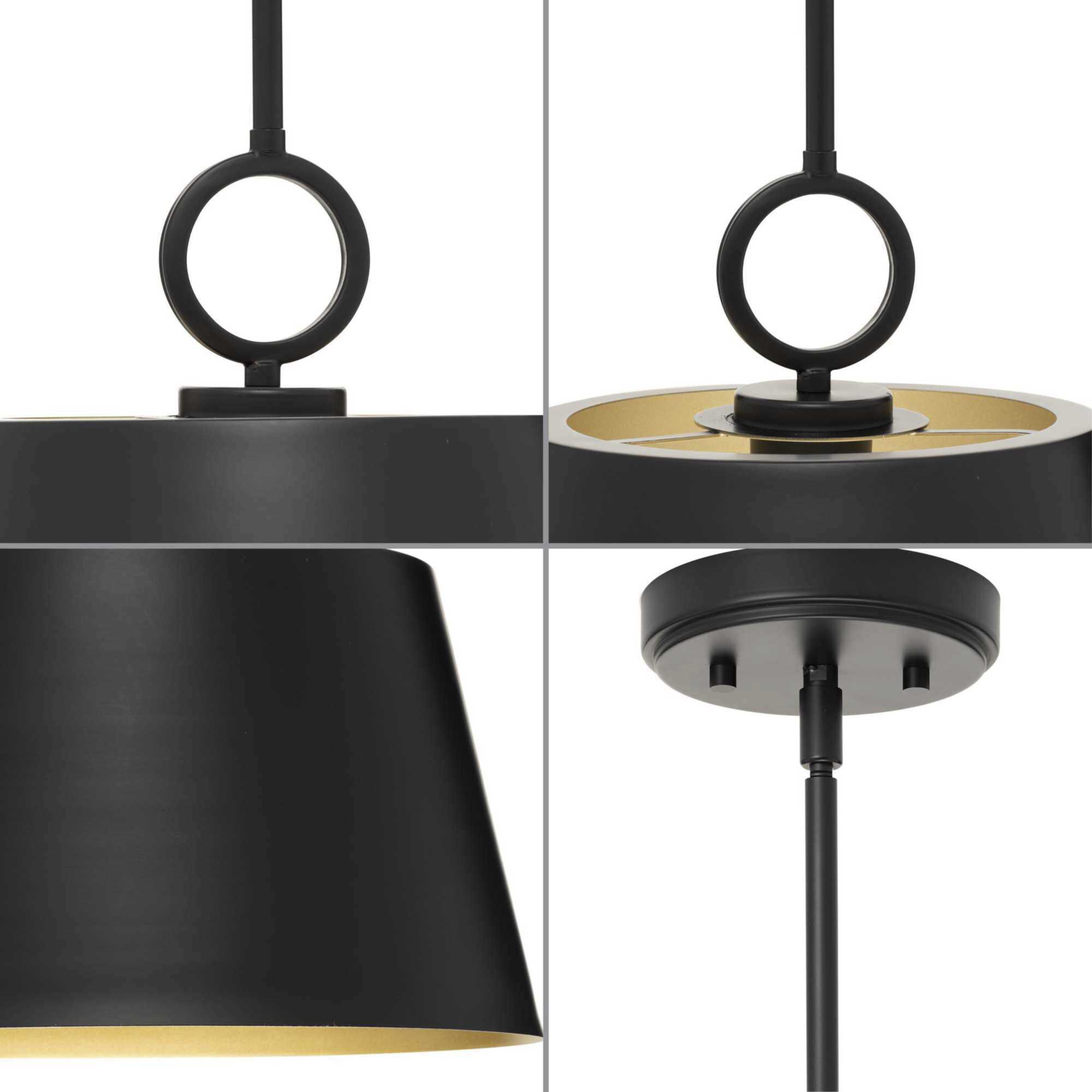 Parkhurst 1 Light 12 inch Matte Black Pendant Ceiling Light