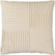 Conrad 18 X 18 inch Pearl/Ash/Natural/Khaki Accent Pillow
