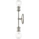 Lansdale 2 Light 5 inch Brushed Nickel Vanity Sconce Wall Light
