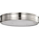 Kendall LED 14.25 inch Brushed Nickel Flush Mount Ceiling Light
