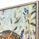 Tiger/Leopard Orange and Blue and Green and Multi Framed Art