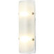 Fairchild 2 Light 6 inch Black and Polished Nickel with Satin Brass ADA Wall Sconce Wall Light