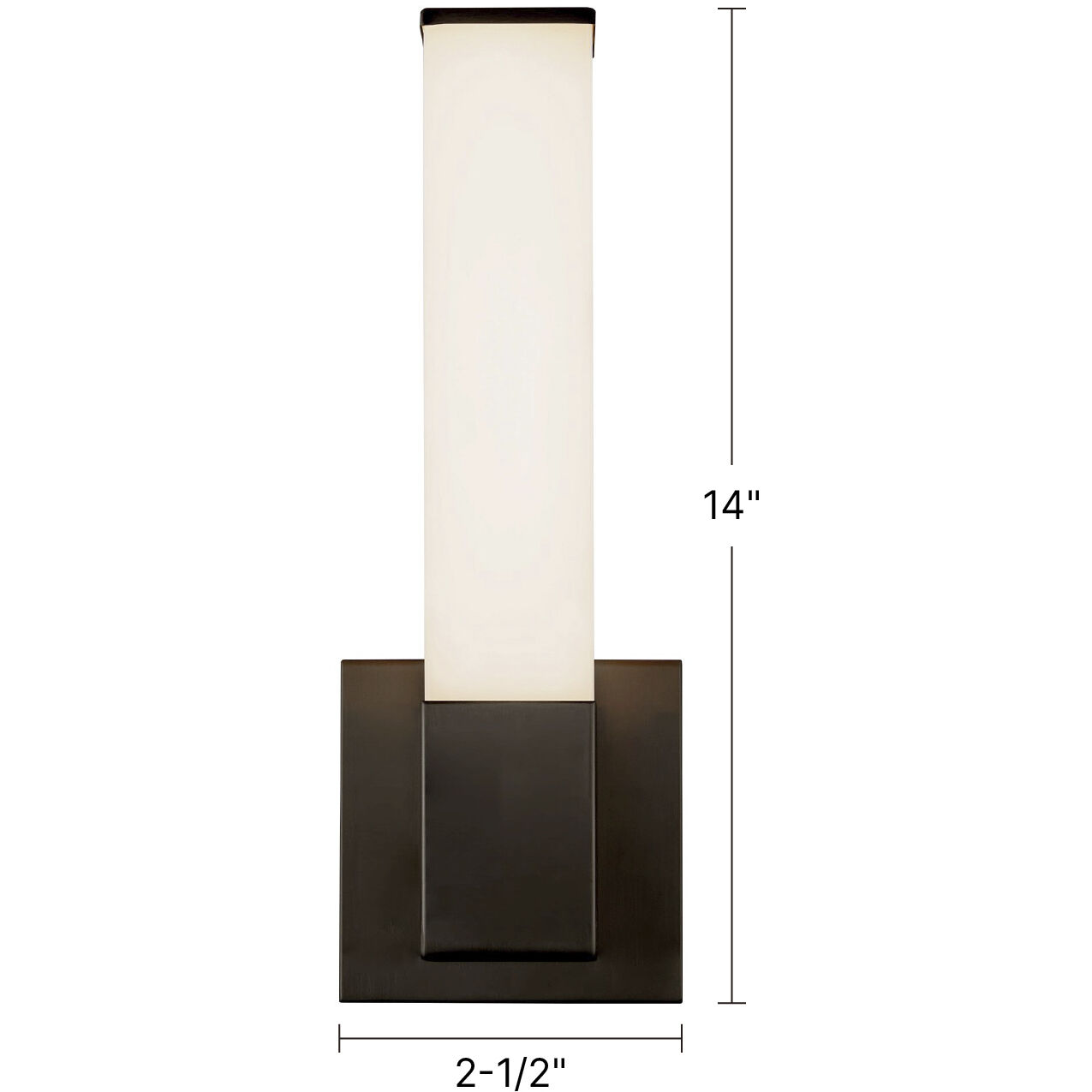 Vivi 2.5 inch Brushed Nickel ADA Wall Sconce Wall Light
