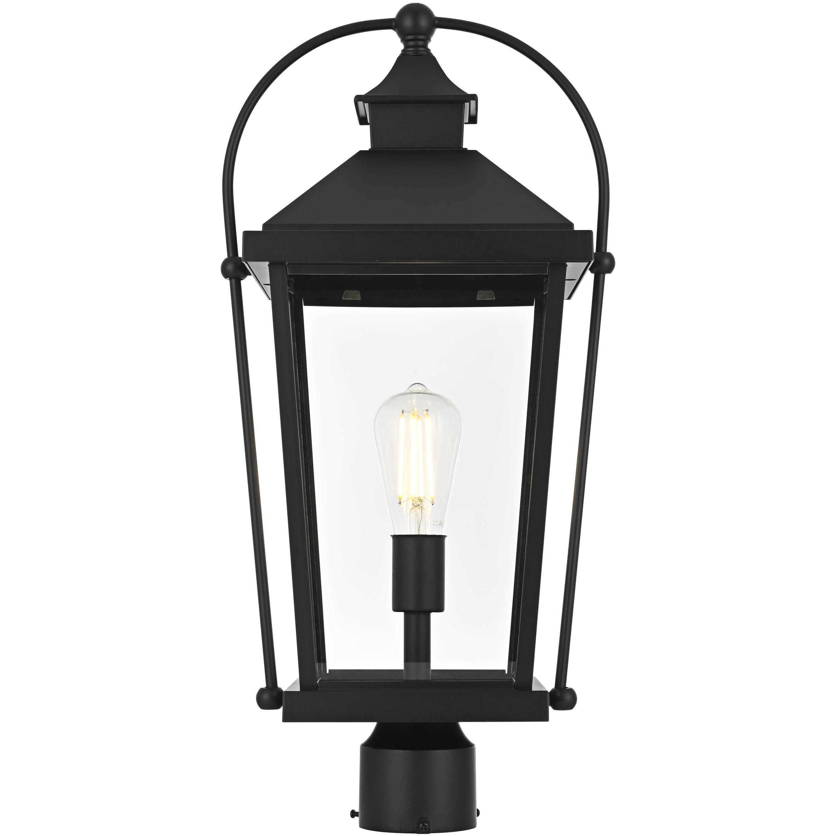 Luz 1 Light 23 inch Black Outdoor Post Light