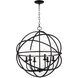 Apollo 6 Light 24 inch Rubbed Oil Bronze Pendant Ceiling Light