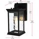 Mascher 1 Light 10.5 inch Black Outdoor Wall Sconce