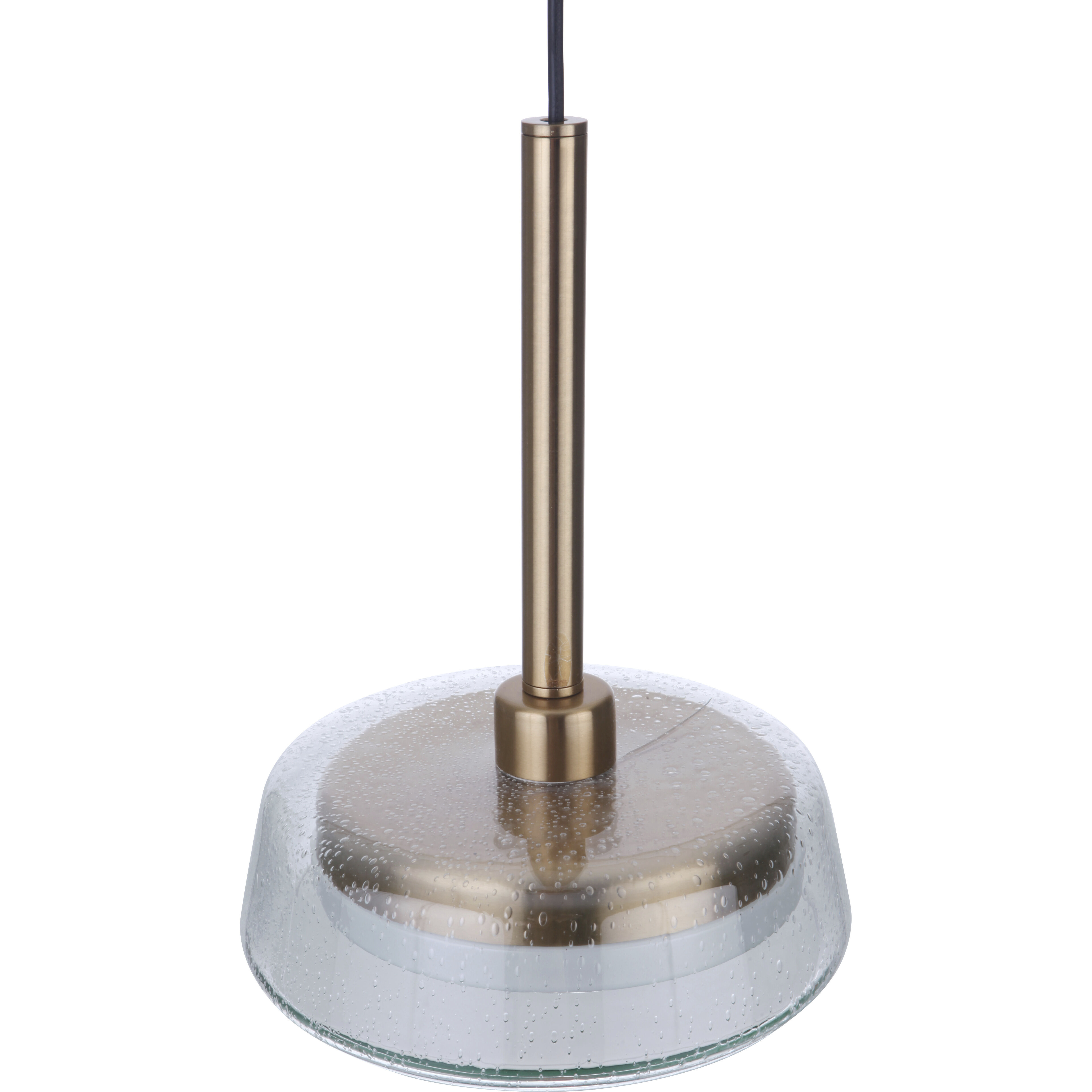 Centric LED 10 inch Satin Brass Pendant Ceiling Light