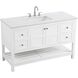 Theo 54 X 34 inch White Bathroom Vanity Cabinet