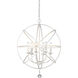 Tull 6 Light 24 inch Matte White Chandelier Ceiling Light