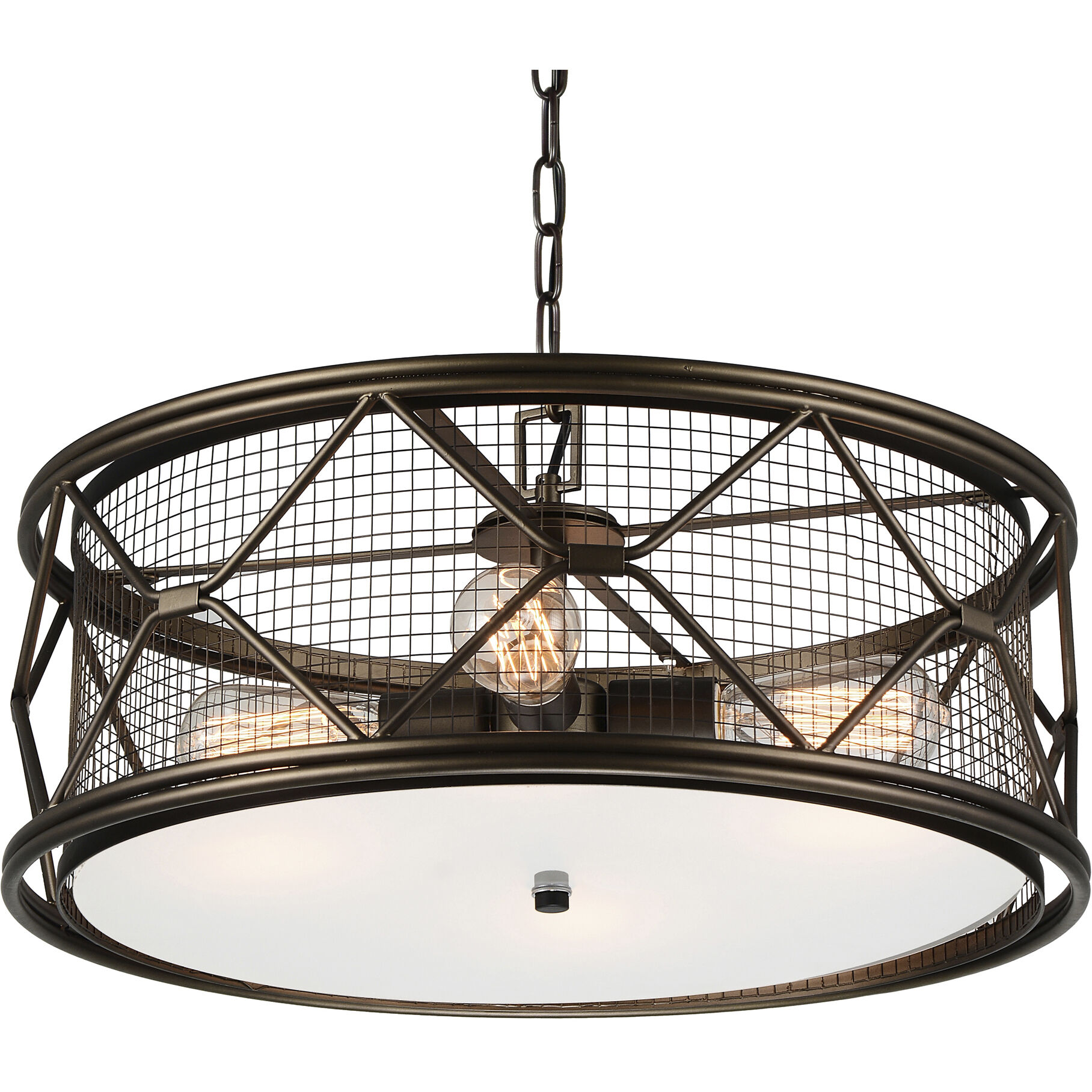 Kali 4 Light 22 inch Light Brown Chandelier Ceiling Light