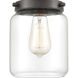Mason 1 Light 6 inch Oil Rubbed Bronze Mini Pendant Ceiling Light