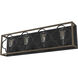 Gablecrest 4 Light 33 inch French Oak and Rustic Iron Vanity Light Wall Light