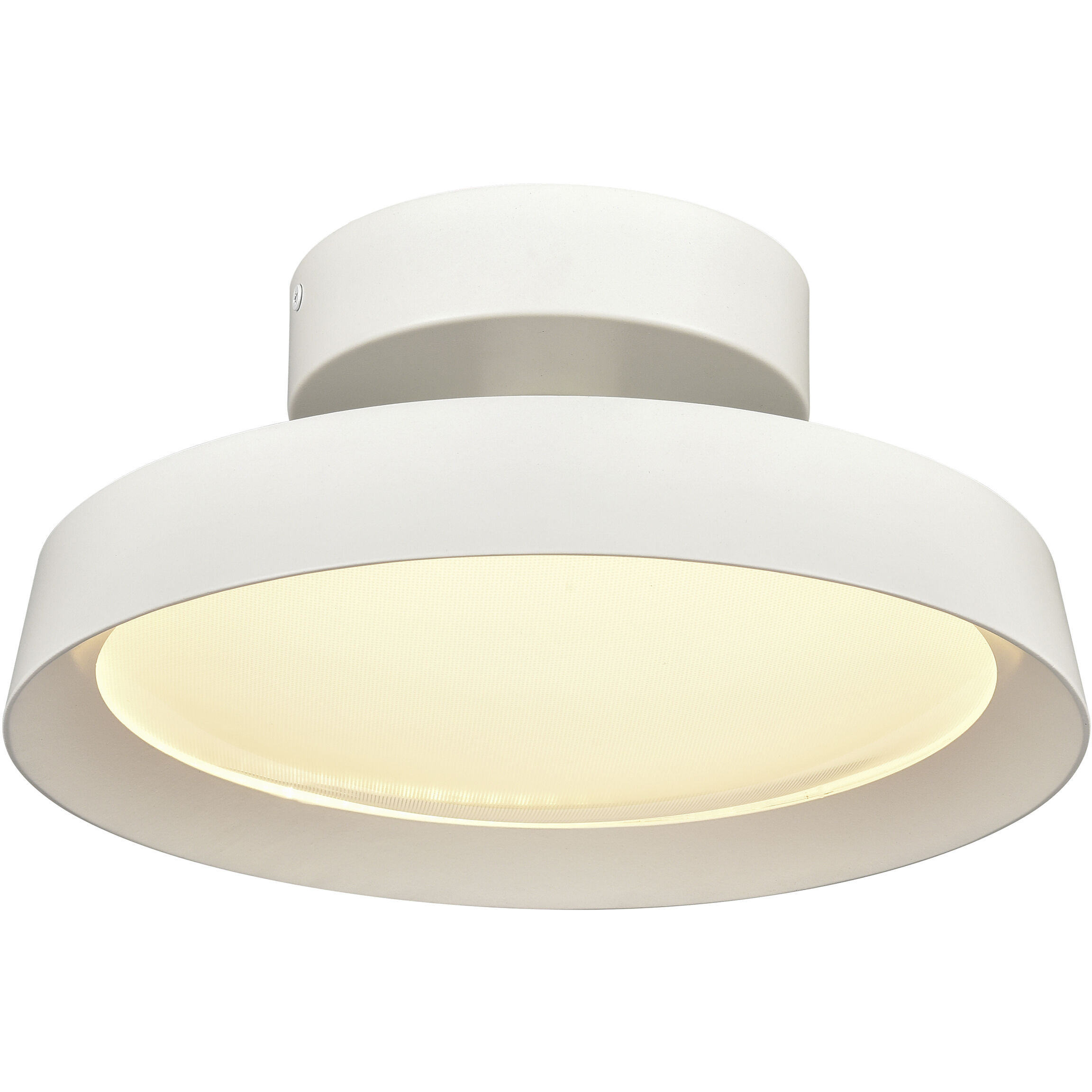Nancy LED 11.75 inch Matte White Semi Flush Mount Ceiling Light