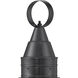 Classic Onion 1 Light 17.5 inch Gunmetal Outdoor Post Light