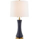 Thomas O'Brien Elena 31 inch 60 watt Denim Porcelain Table Lamp Portable Light, Large