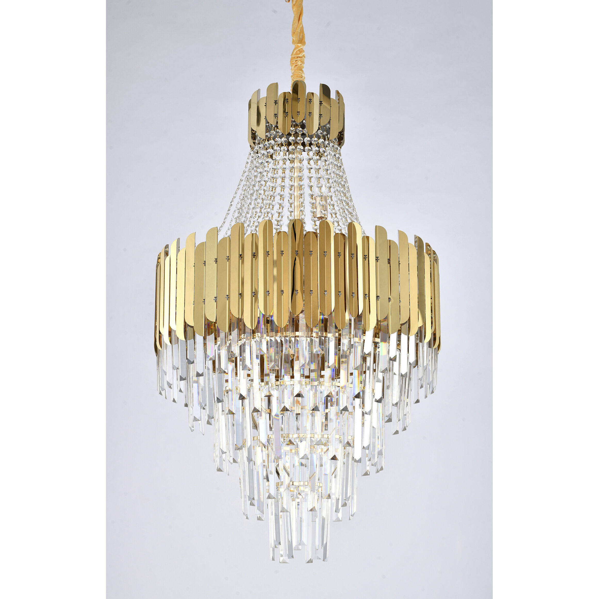 Canada 15 Light 24 inch Gold Chandelier Ceiling Light