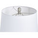 Joseph 29 inch 100 watt Silver Wash and Off White Table Lamp Portable Light