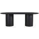 Povera 86 X 42 inch Black Dining Table