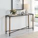 Braddock 52 inch Rustic Iron and Natural Fiber Rope Console Table