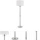 Montilla 60 inch 60 watt Brushed Steel Floor Lamp Portable Light