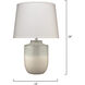 Lagoon 28 inch 150 watt Cream Ceramic Table Lamp Portable Light
