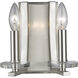 Verona 2 Light 8.5 inch Brushed Nickel Wall Sconce Wall Light