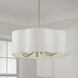 Sabine 6 Light 24 inch Matte Brass Pendant Ceiling Light