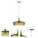 Pixie 1 Light 16 inch Aged Brass Pendant Ceiling Light