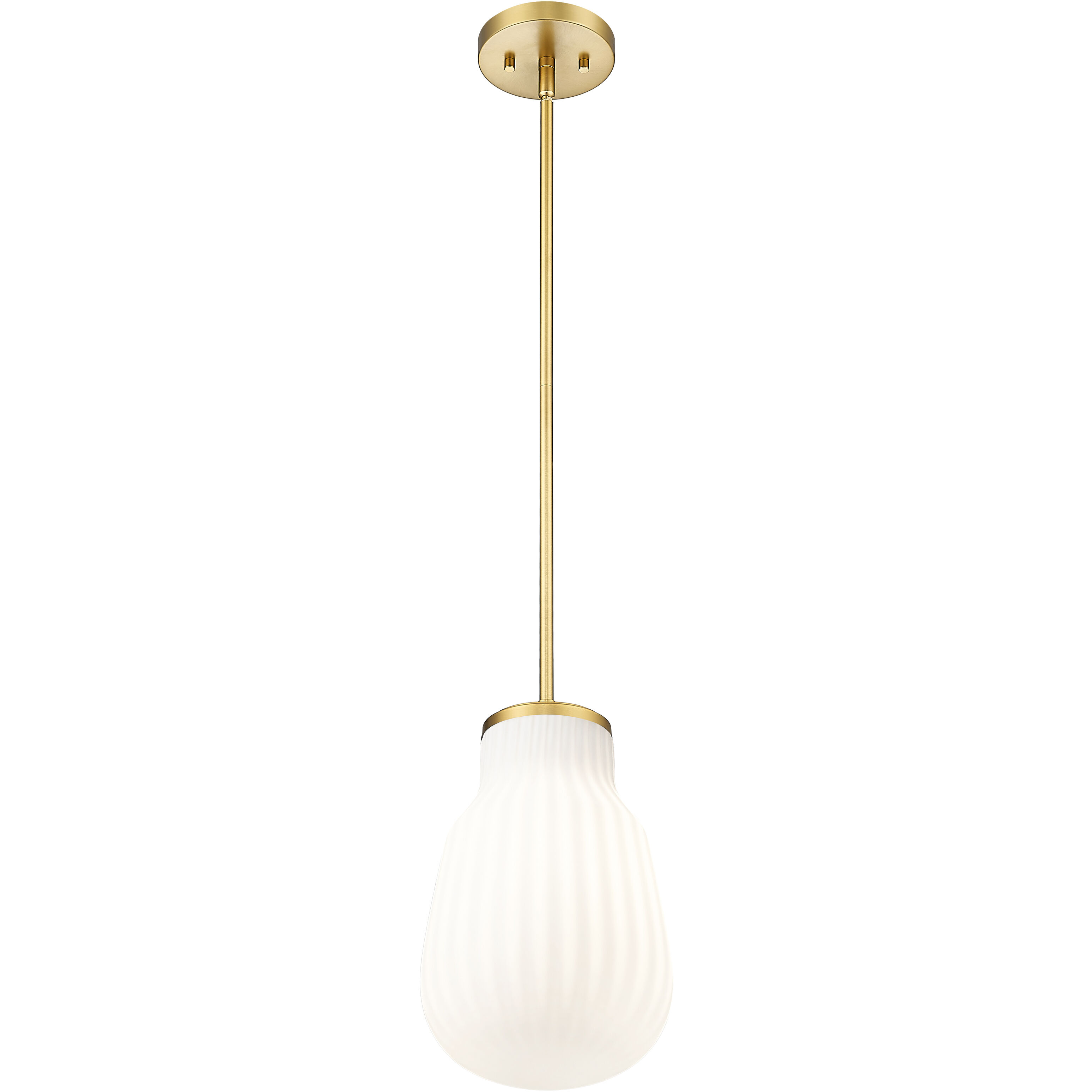 Newbury 1 Light 8 inch Modern Gold Pendant Ceiling Light