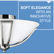 Bolla 2 Light 16.75 inch Brushed Nickel Indoor Bath Flush Mount Ceiling Light in Etched Opal