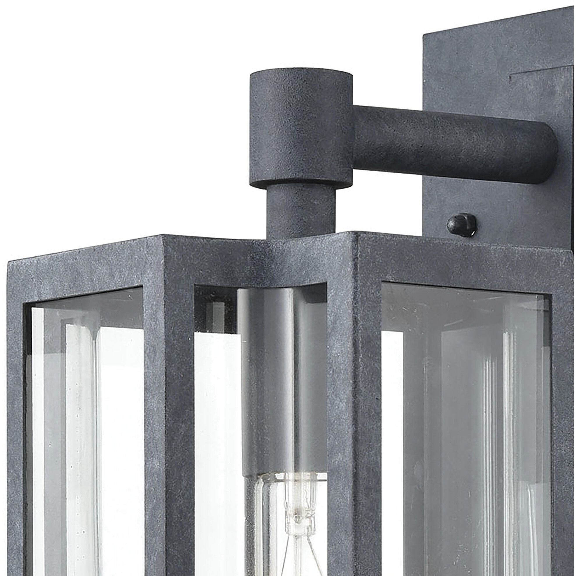 Bianca 1 Light 13 inch Aged Zinc Outdoor Wall Sconce
