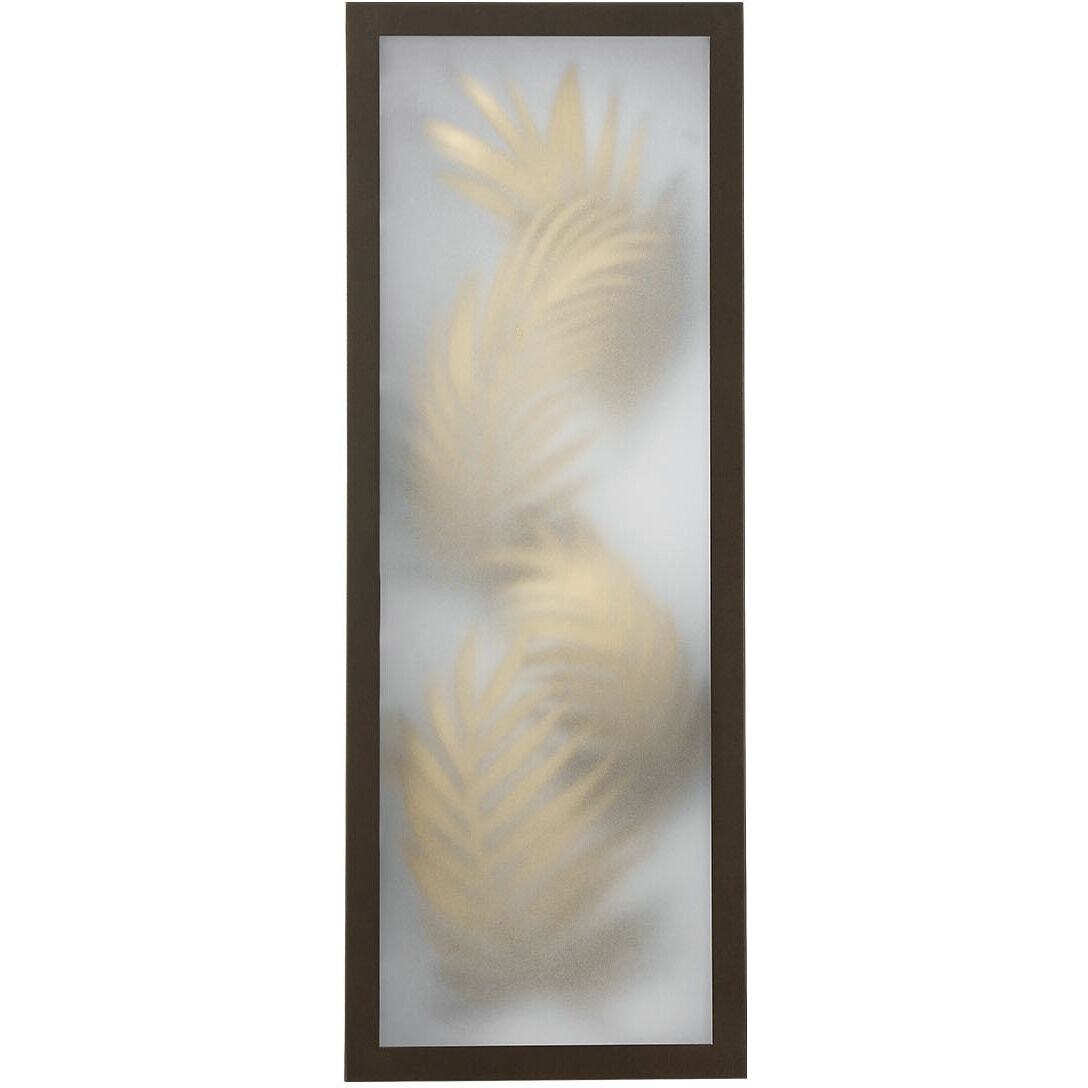 Folium 24 inch Old Bronze Outdoor Wall Sconce