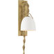 Cordon 1 Light 7.5 inch Legacy Brass Wall Sconce Wall Light