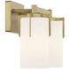 Froselle 2 Light 13.25 inch Vintage Brass Bathroom Vanity Light Wall Light