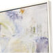 Abstract Blue and Beige and Neutral and Purple Canvas