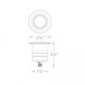 Inground Recessed Light 12 4 watt Stainless Steel Path Indicator Light in 2700K Warm LED, WAC Landscape