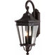 Cotswold Lane 3 Light 30 inch Grecian Bronze Outdoor Wall Lantern, Large