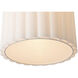 Scalloped 1 Light 15 inch Weathered Brass and Walnut Pendant Ceiling Light